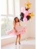 Satin High Low Flower Girl Dress Toddler Gown